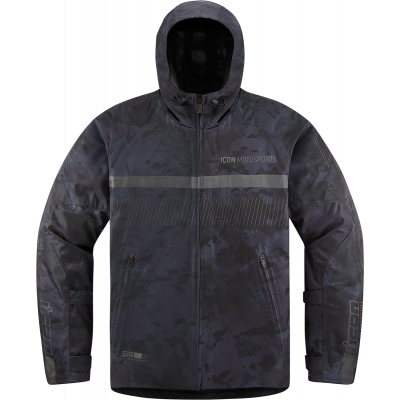 Geaca moto din textil Icon PDX3 ce dark camo, Negru Geaca moto din textil Icon PDX3 ce dark camo, Negru
