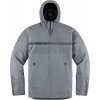 Geaca moto din textil Icon PDX3 ce, Gri