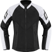 Geaca moto din textil pentru femei Icon mesh af, Negru/Alb Geaca moto din textil pentru femei Icon mesh af, Negru/Alb thumb