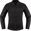 Geaca moto din textil pentru femei Icon hooligan ce, Negru Geaca moto din textil pentru femei Icon hooligan ce, Negru thumb