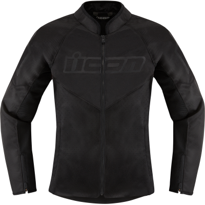 Geaca moto din textil pentru femei Icon hooligan ce, Negru Geaca moto din textil pentru femei Icon hooligan ce, Negru