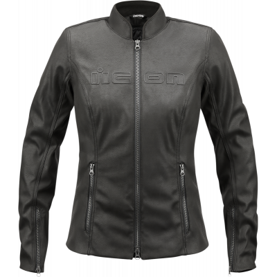 Geaca moto din textil pentru femei Icon Tuscadero2, Negru