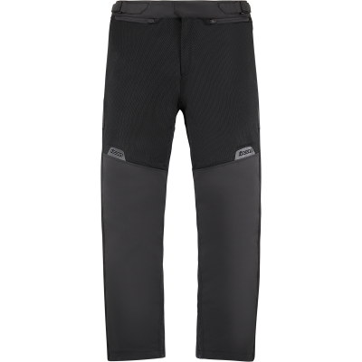 Pantaloni moto din textil Icon mesh af, Negru