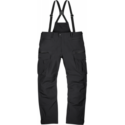 Pantaloni moto din textil Icon Stormhawk wp overpant, Negru