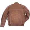 Geaca moto de piele Rusty Pistons RPJAM29 Rickman London Café, Maro Geaca moto de piele Rusty Pistons RPJAM29 Rickman London Café, Maro thumb