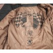 Geaca moto de piele Rusty Pistons RPJAM29 Rickman London Café, Maro Geaca moto de piele Rusty Pistons RPJAM29 Rickman London Café, Maro thumb
