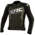 Geaca moto de piele XRC HADERG, Negru/Alb thumb