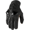 Manusi moto de piele Icon hypersport short, Negru Manusi moto de piele Icon hypersport short, Negru thumb