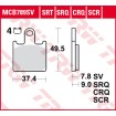 Placute frana TRW MCB789SRT thumb