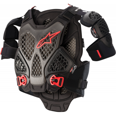 Armura de protectie Alpinestars a-6, Negru/Rosu