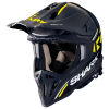 Casca motocross Shark varial rs flair, Negru/Galben