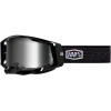 Ochelari motocross 100% RACECRAFT TOPO BLACK/SILVER MIRROR