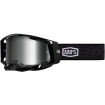Ochelari motocross 100% RACECRAFT TOPO BLACK/SILVER MIRROR thumb