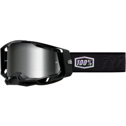 Ochelari motocross 100% RACECRAFT TOPO BLACK/SILVER MIRROR
