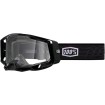 Ochelari motocross 100% RACECRAFT 2 TOPO BLACK CLEAR thumb