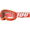 Ochelari motocross pentru copii 100% Strata2, Portocaliu thumb