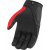 Manusi moto Icon hooligan ce, Rosu/Negru thumb