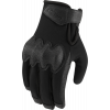 Manusi moto din piele Icon pdx3, Negru Manusi moto din piele Icon pdx3, Negru