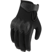 Manusi moto de piele Icon pdx3, Negru Manusi moto de piele Icon pdx3, Negru thumb