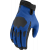 Manusi moto Icon hooligan ce, Albastru/Negru thumb