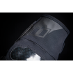 Manusi moto de piele stormhawk, Negru thumb