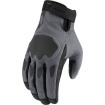 Manusi moto Icon hooligan ce, Gri/Negru thumb