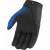 Manusi moto Icon hooligan ce, Albastru/Negru thumb