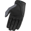 Manusi moto Icon hooligan ce, Gri/Negru thumb
