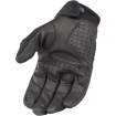 Manusi moto de piele stormhawk, Negru thumb