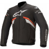 Geaca moto din textil Alpinestars t-gp plus r v3, Negru/Rosu