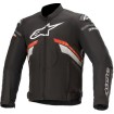 Geaca moto din textil Alpinestars t-gp plus r v3, Negru/Rosu thumb