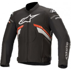 Geaca moto din textil Alpinestars t-gp plus r v3, Negru/Rosu Geaca moto din textil Alpinestars t-gp plus r v3, Negru/Rosu