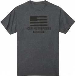 Tricou moto Icon ogp, Gri Tricou moto Icon ogp, Gri