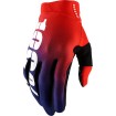Manusi motocross 100% ridefit korp, Rosu/Albastru thumb