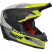 Casca motocross Thor reflex apex, Gri/Galben fluo thumb