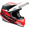 Casca motocross Thor sector fader, Rosu/Negru