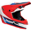 Casca motocross Thor reflex apex, Rosu/Alb