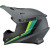 Casca motocross Thor sector runner, Gri/Verde thumb