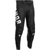 Pantaloni motocross Thor pulse vapor, Negru/Alb