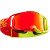 Ochelari motocross 100% armega solaris hiper, Rosu/Galben fluo thumb