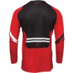Bluza motocross Thor pulse cube, Rosu/Alb thumb