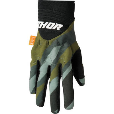 Manusi motocross Thor rebound, Verde/Gri