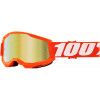 Ochelari motocross pentru copii 100% strata2, Portocaliu/Alb