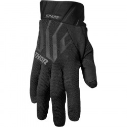 Manusi motocross Thor draft, Negru Manusi motocross Thor draft, Negru