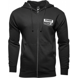 Hanorac Thor Star racing zip-up Fleece, Negru