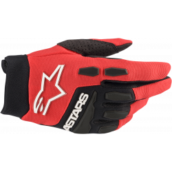 Manusi motocross Alpinestars full bore, Negru/Rosu Manusi motocross Alpinestars full bore, Negru/Rosu