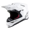 Casca motocross Alpinestars sm10, Alb