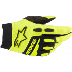 Manusi motocross Alpinestars full bore, Negru/Galben