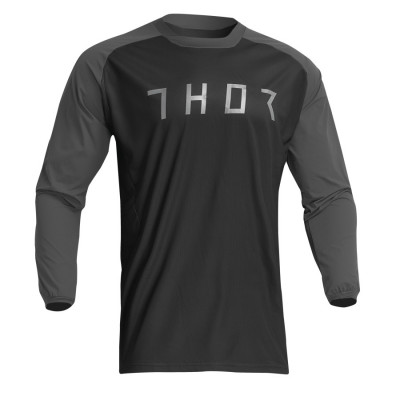 Bluza motocross Thor terrain L 23', Negru/Gri