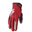 Manusi motocross Thor sector, Rosu/Alb thumb